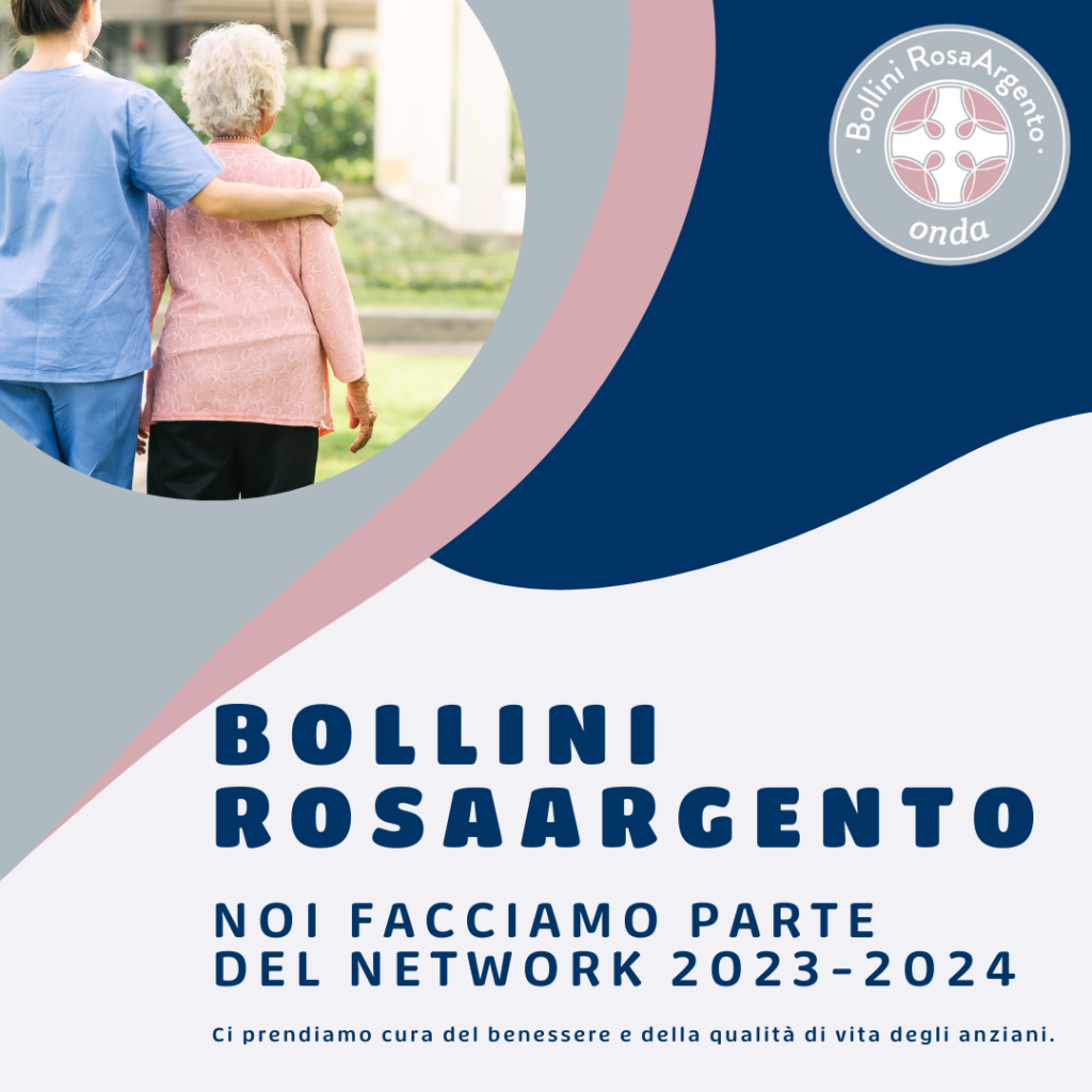 Due bollini Rosa Argento